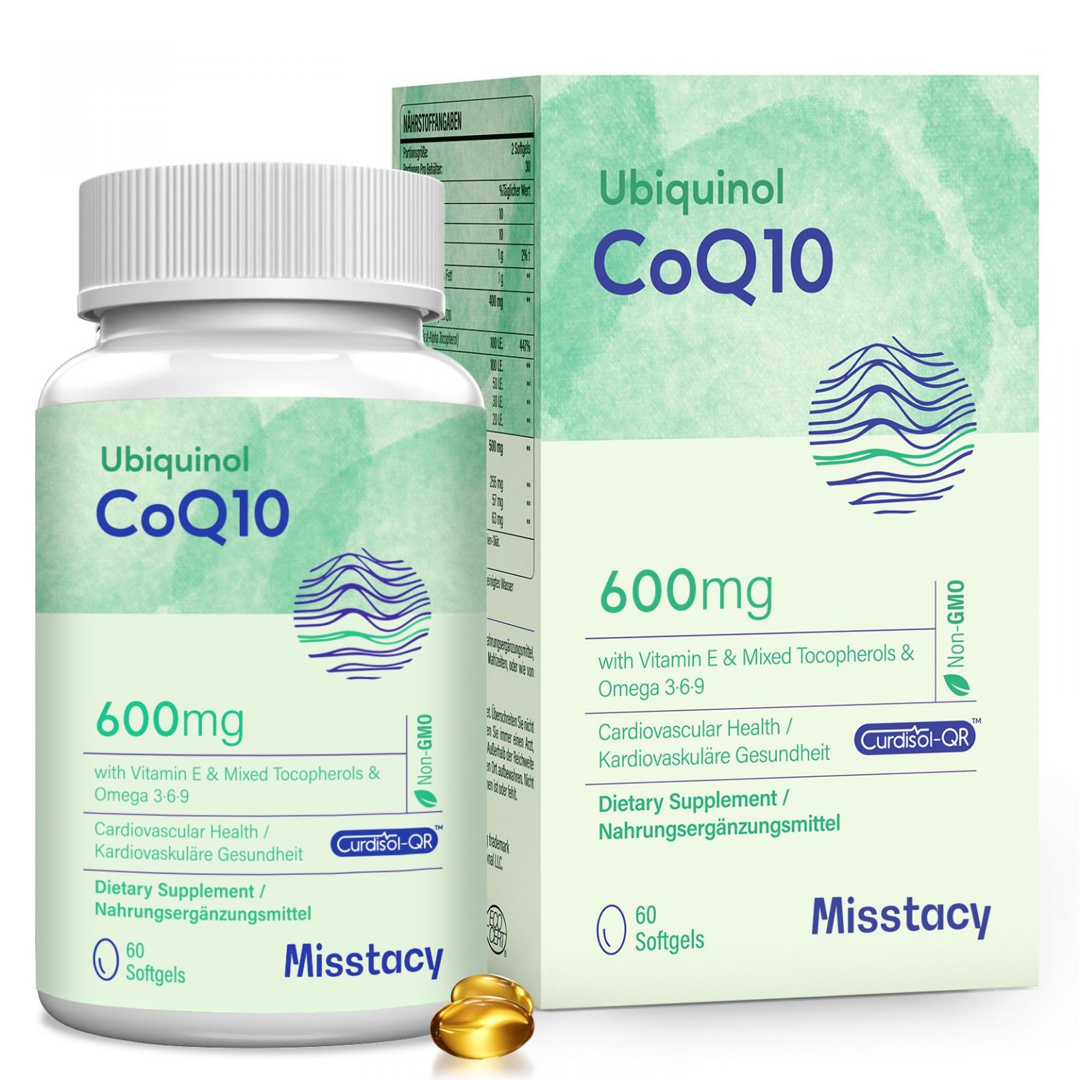 Coq10 600mg Softgels Misstacy 8441